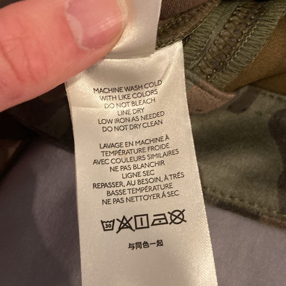 Anthropologie Maeve skinny leopard print pants sz 0 - Picture 7 of 7